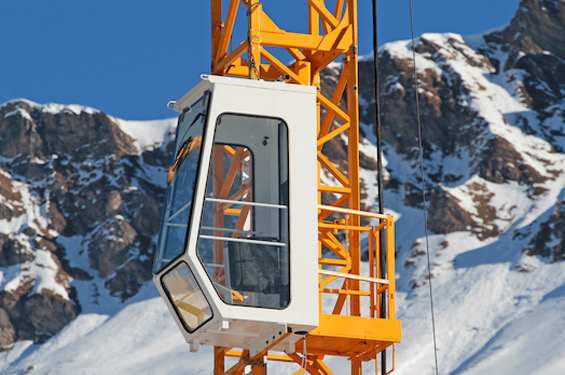 construction crane hanger / box