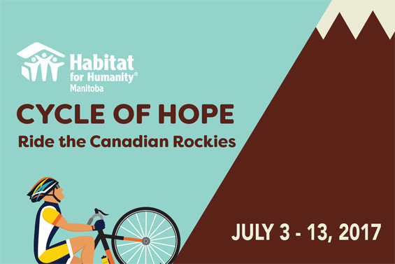Habitat for humanity's - cycle of hope ride the canadian rockies - July 3-13, 2017