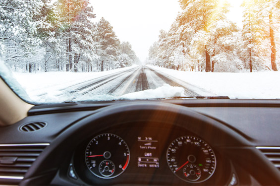 interior car windshield